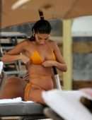 Chantel Jeffries Booty in a Tiny Bikini on a Beach in Miami