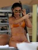 Chantel Jeffries Booty in a Tiny Bikini on a Beach in Miami