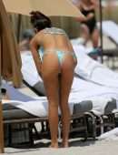 Chantel Jeffries in Bikini on a Beach in Miami