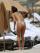 Chantel Jeffries in Bikini on a Beach in Miami