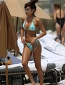 Chantel Jeffries in Bikini on a Beach in Miami