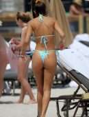 Chantel Jeffries in Bikini on a Beach in Miami