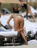 Chantel Jeffries in Bikini on a Beach in Miami