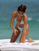 Chantel Jeffries in Bikini on a Beach in Miami