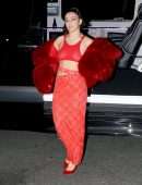 Charli XCX Pokies in a Sheer Top, Out in New York