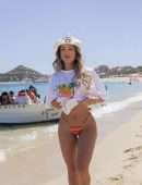 Cindy Prado Booty in a Thong Bikini at the Beach