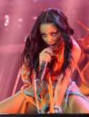 Doja Cat Booty and Cleavage OnStage at Coachella in Indio