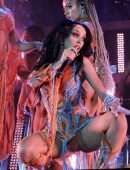 Doja Cat Booty and Cleavage OnStage at Coachella in Indio
