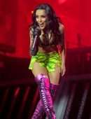 Doja Cat Booty and Cleavage OnStage at Coachella in Indio