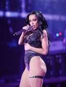 Doja Cat Booty and Cleavage OnStage at Coachella in Indio