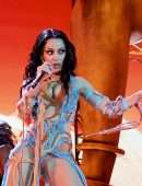 Doja Cat Booty and Cleavage OnStage at Coachella in Indio