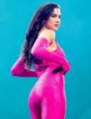 Dua Lipa in a Tight Pink Body Suit OnStage at AO Arena in Manchester