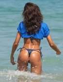 Izabel Goulart Booty in a Tiny Thong Bikini in Rio De Janeiro