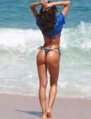 Izabel Goulart Booty in a Tiny Thong Bikini in Rio De Janeiro