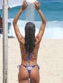 Izabel Goulart Booty in Shower, Bikini Photoshoot in Rio De Janeiro