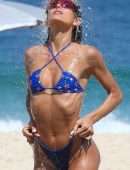 Izabel Goulart Booty in Shower, Bikini Photoshoot in Rio De Janeiro