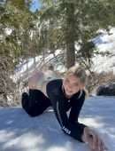 Jordyn Jones Booty in Snow Photoshoot