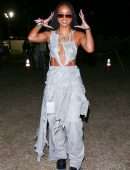 Karrueche Tran Pokies at the Coachella Valley Music And Arts Festival