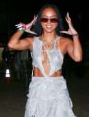 Karrueche Tran Pokies at the Coachella Valley Music And Arts Festival