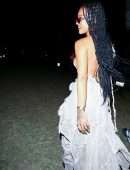 Karrueche Tran Pokies at the Coachella Valley Music And Arts Festival