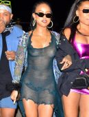 Karrueche Tran Pokies at Neon Festival at Coachella 2022 in Indio