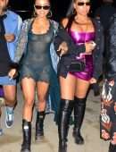 Karrueche Tran Pokies at Neon Festival at Coachella 2022 in Indio