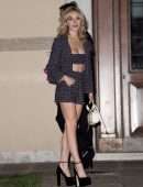 Kiernan Shipka Leggy, On a Boat Out in Venice
