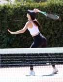 Meagan Camper Booty, Playing Tennis with Pete Wentz in Los Angeles