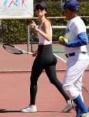 Meagan Camper Booty, Playing Tennis with Pete Wentz in Los Angeles
