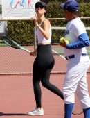 Meagan Camper Booty, Playing Tennis with Pete Wentz in Los Angeles
