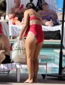 Nikki Bella Booty in Bikini on Vacation in Indian Wells