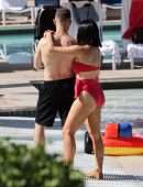 Nikki Bella Booty in Bikini on Vacation in Indian Wells