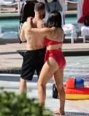 Nikki Bella Booty in Bikini on Vacation in Indian Wells