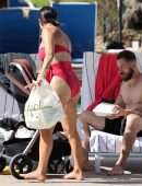 Nikki Bella Booty in Bikini on Vacation in Indian Wells
