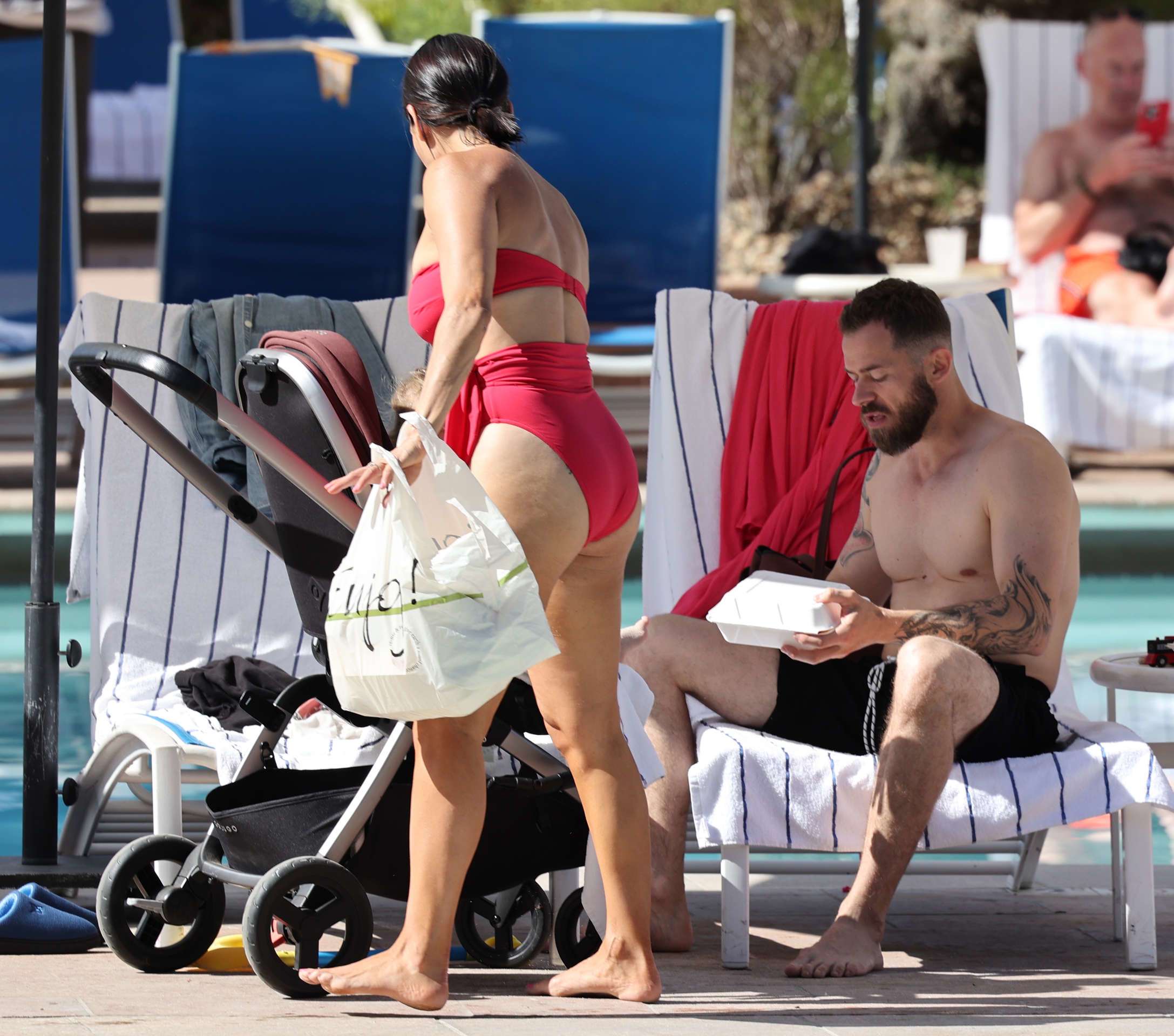 Nikki Bella Booty in Bikini on Vacation in Indian Wells