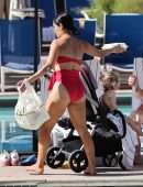 Nikki Bella Booty in Bikini on Vacation in Indian Wells
