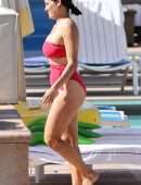 Nikki Bella Booty in Bikini on Vacation in Indian Wells