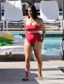 Nikki Bella Booty in Bikini on Vacation in Indian Wells