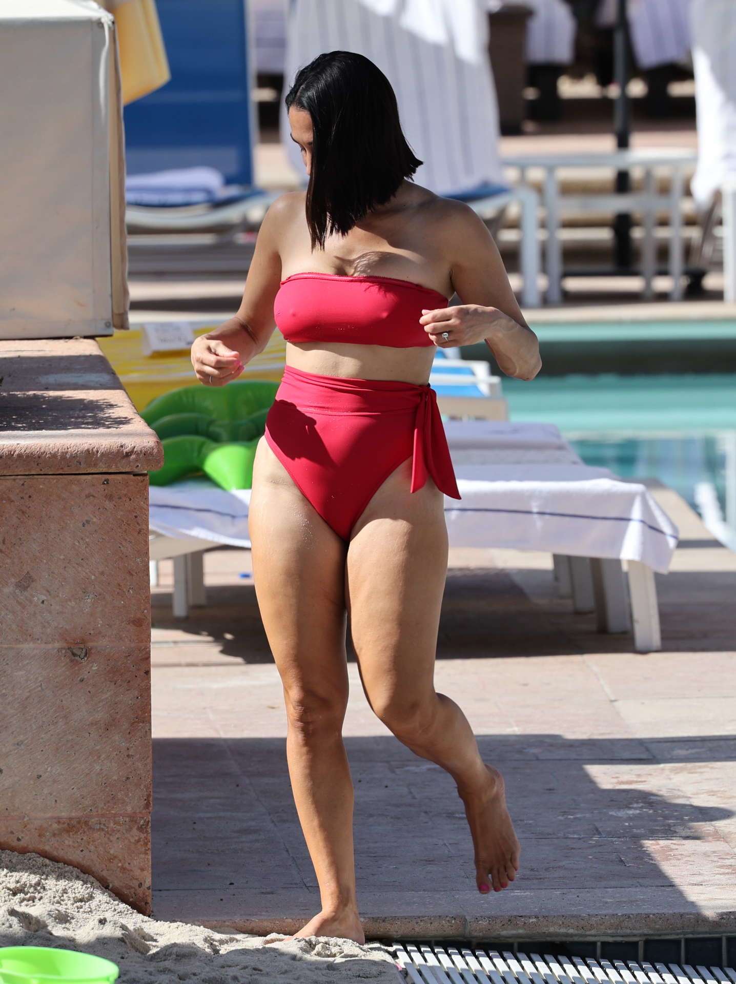 Nikki Bella Booty in Bikini on Vacation in Indian Wells