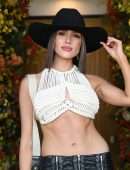 Olivia Culpo Leggy and Cleavage at ZOEasis in the Desert 2022 in Palm Springs