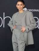 Zendaya in a Suit at HBO Max "Euphoria" FYC in Los Angeles