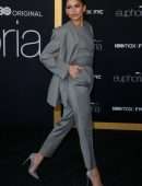 Zendaya in a Suit at HBO Max "Euphoria" FYC in Los Angeles
