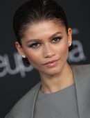 Zendaya in a Suit at HBO Max "Euphoria" FYC in Los Angeles