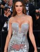 Alessandra Ambrosio’s Cleavage at the Premiere of “Three Thousand Years Of Longing” in Cannes