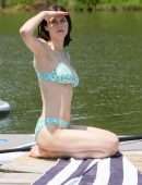Alexandra Daddario in Bikini in New Orleans, Louisiana