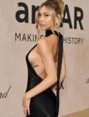 Alexis Ren Cleavage at amfAR Gala in Cannes