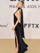 Alexis Ren Cleavage at amfAR Gala in Cannes