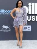 Becky G Leggy and Cleavage at 2022 Billboard Music Awards in Las Vegas