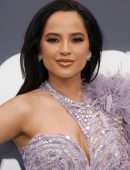 Becky G Leggy and Cleavage at 2022 Billboard Music Awards in Las Vegas