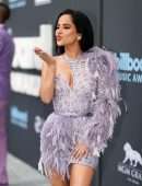 Becky G Leggy and Cleavage at 2022 Billboard Music Awards in Las Vegas